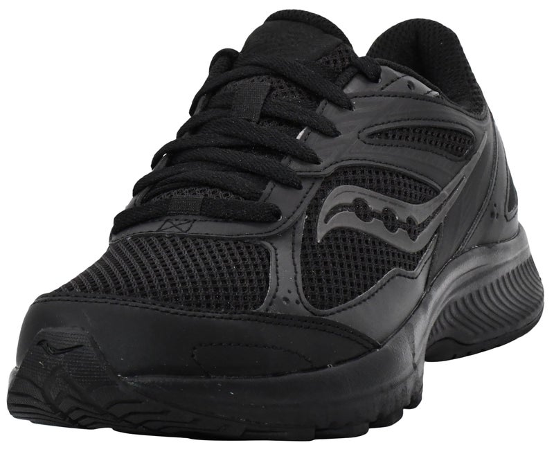 Saucony Women's Cohesion 14 Road Running Shoe, Black/Black, 8 - Image 1